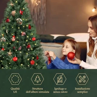 Kunstkerstboom 120 cm met standaard