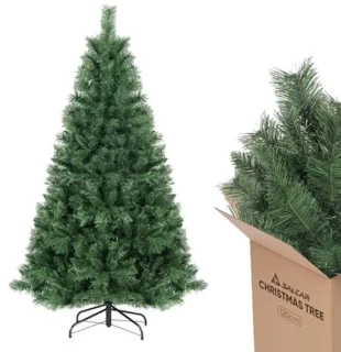 Kunstkerstboom 120 cm met standaard en handschoenen