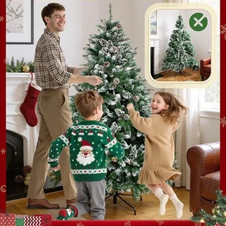 Kunstkerstboom 120 cm met standaard