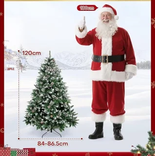 Kunstkerstboom 120 cm met standaard