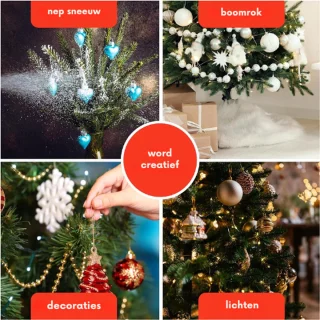 Kunstkerstboom 120 cm Metalen Standaard