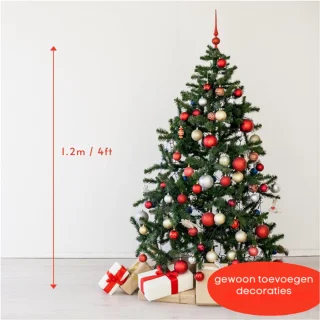 Kunstkerstboom 120 cm Metalen Standaard