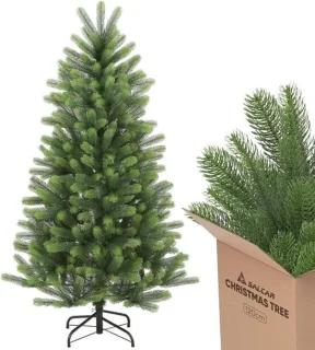 Kunstkerstboom 120 cm PE met metalen standaard