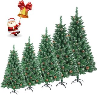 Kunstkerstboom 120 cm PVC dennenboom — compact, stevig en praktisch