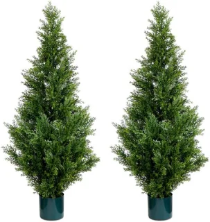 Kunstkerstboom - 120 cm - Set van 2