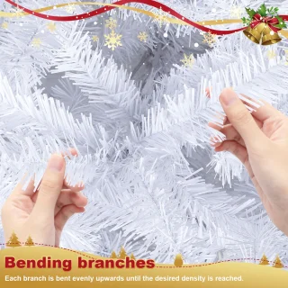 Kunstkerstboom 120 cm - Wit