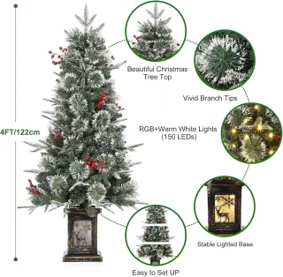 Kunstkerstboom 125 cm PVC