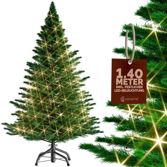 Kunstkerstboom 140cm met verlichting