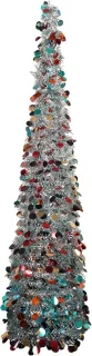 Kunstkerstboom 1,5 m zwart