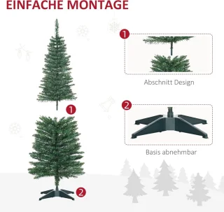 Kunstkerstboom 150 cm - 294 takken