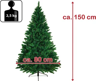 Kunstkerstboom 150 cm (80 x 80 x 150 cm)