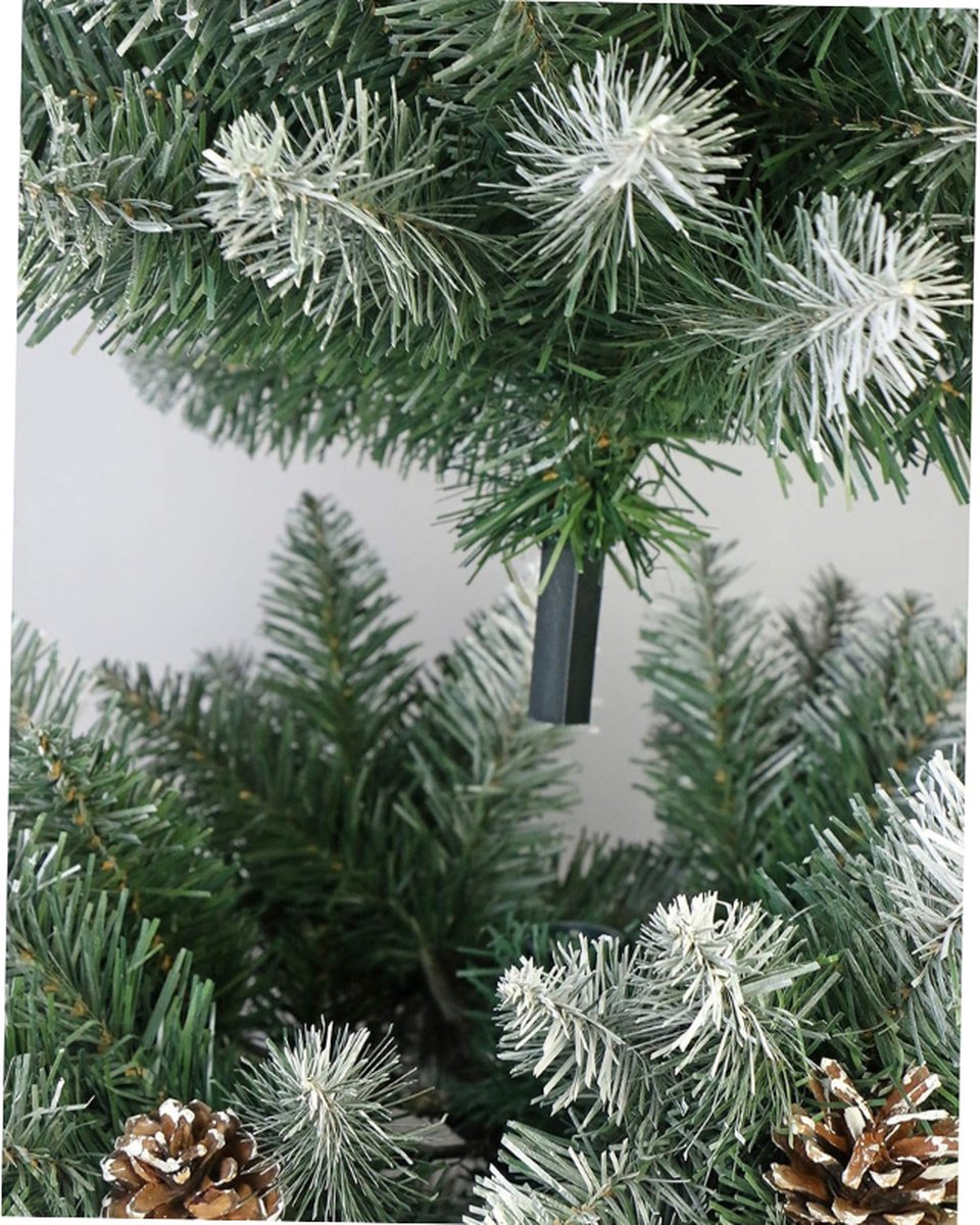 Kunstkerstboom 150 cm Dikke Dennen Sneeuwwit