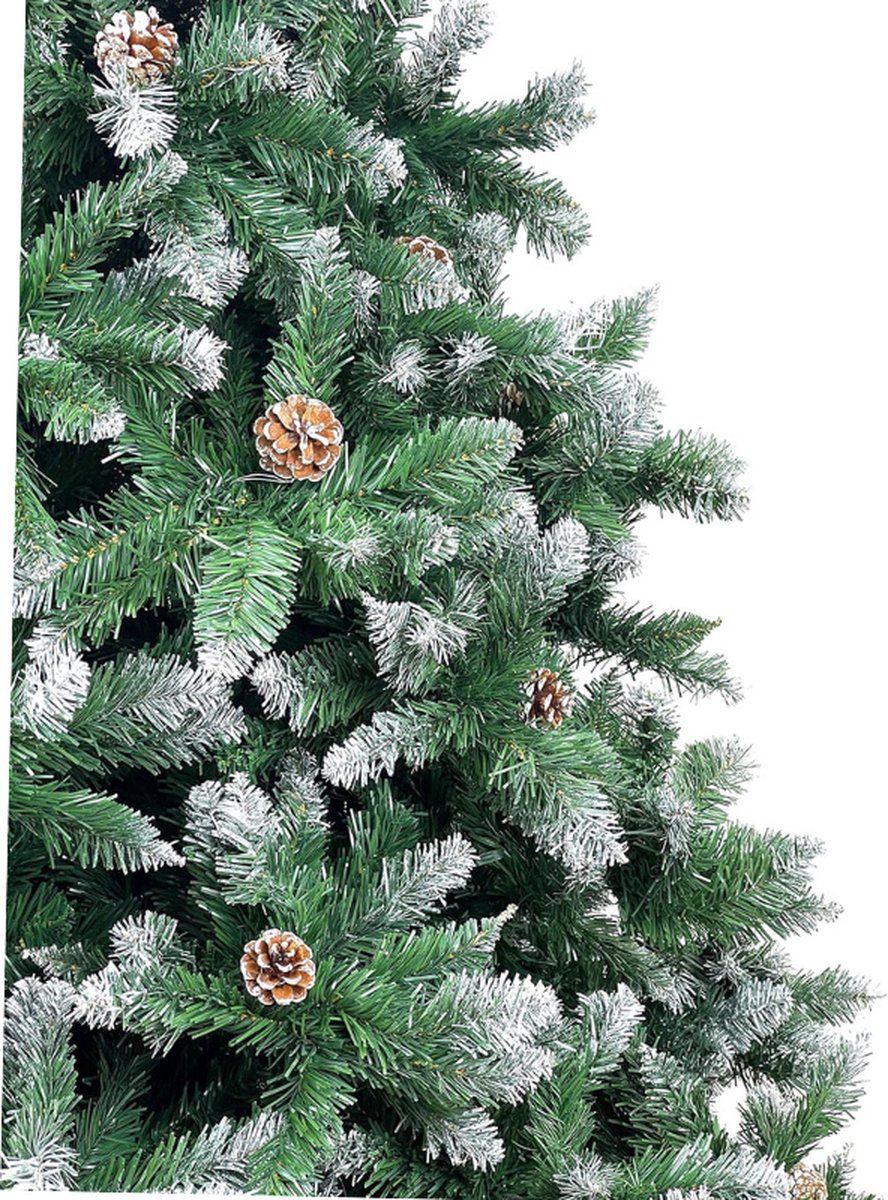 Kunstkerstboom 150 cm Dikke Dennen Sneeuwwit