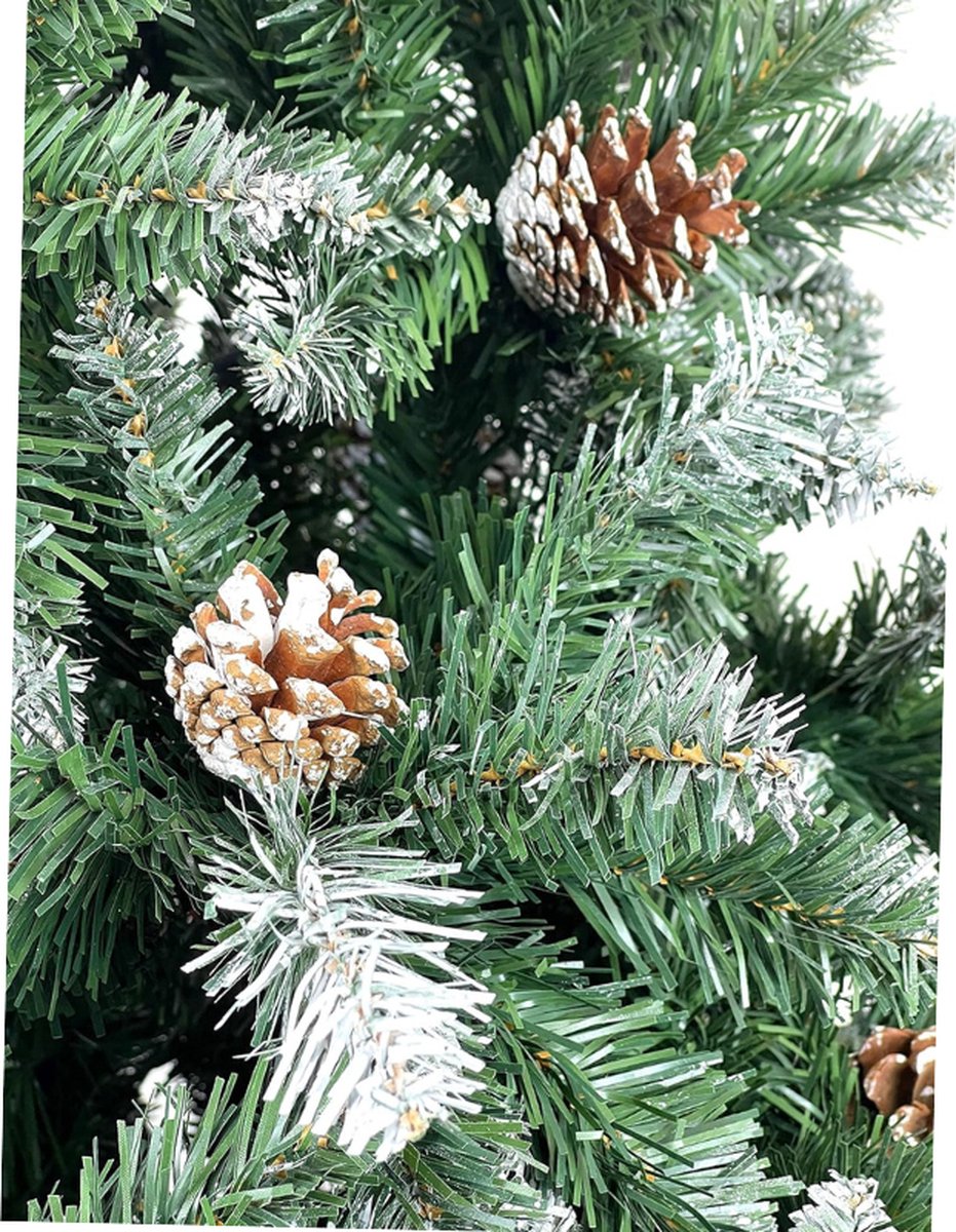 Kunstkerstboom 150 cm Dikke Dennen Sneeuwwit