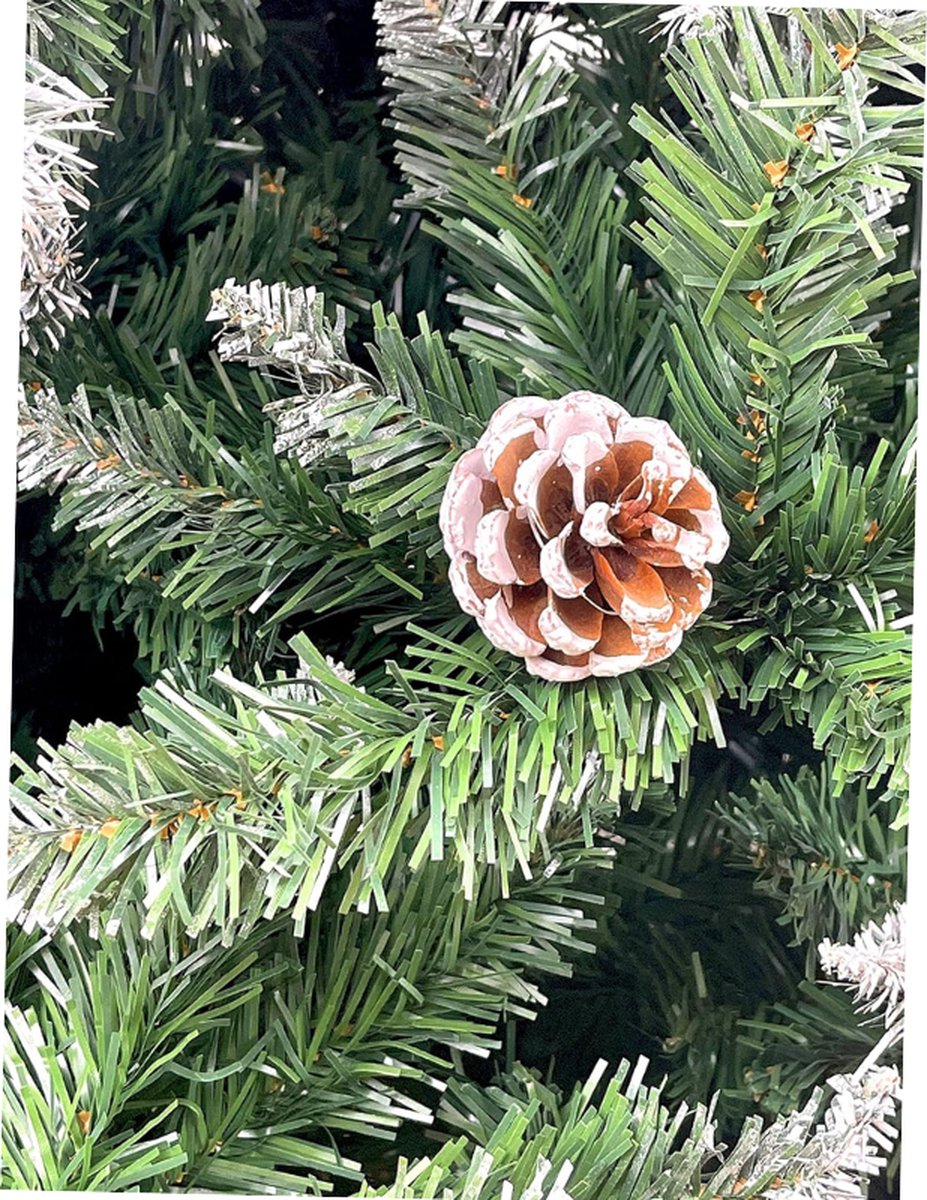 Kunstkerstboom 150 cm Dikke Dennen Sneeuwwit
