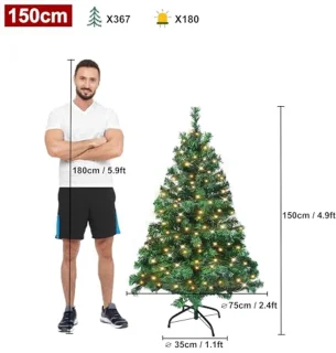 Kunstkerstboom 150 cm