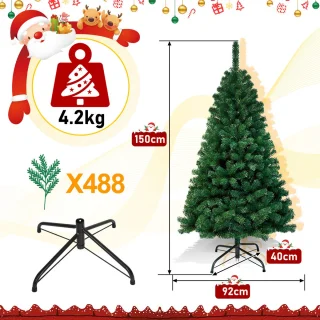 Kunstkerstboom 150 cm - Groen