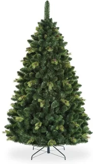 Kunstkerstboom 150 cm groen met echte kegels