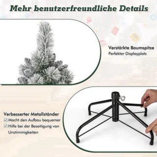 Kunstkerstboom 150 cm groen met verlichting