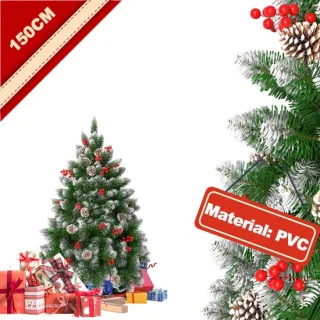 Kunstkerstboom 150 cm - Groene PVC-spar