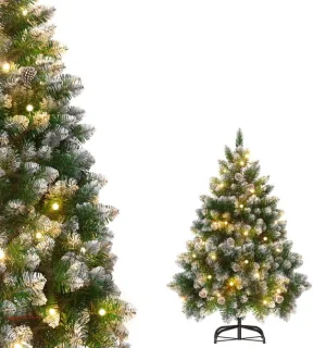 Kunstkerstboom 150 cm met LED-verlichting NAIZY