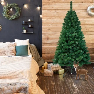 Kunstkerstboom 150 cm met metalen standaard