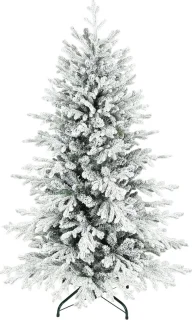 Kunstkerstboom 150 cm met sneeuw