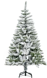 Kunstkerstboom 150 cm met sneeuw en 358 takken
