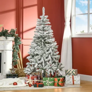 Kunstkerstboom 150 cm met sneeuwverwerking