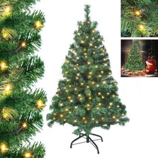 Kunstkerstboom 150 cm met verlichting