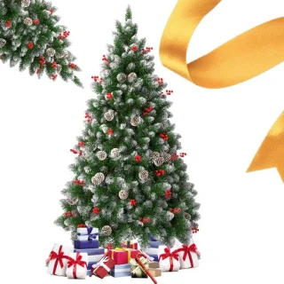 Kunstkerstboom 150 cm - Metalen standaard