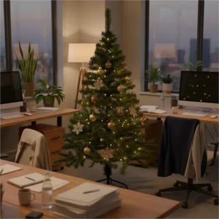 Kunstkerstboom 150 cm naaldvrij