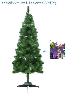 De Kunstkerstboom 150 cm Ø75 cm met verlichting in één oogopslag