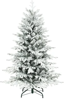 Kunstkerstboom 150 cm Ø93 cm Groen-wit