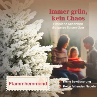 Kunstkerstboom 150 cm Ø93 cm Groen-wit