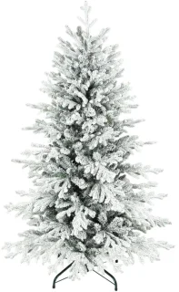 Kunstkerstboom 150 cm Ø93 cm Groen-wit