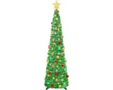 Kunstkerstboom 150 cm opvouwbaar - groen