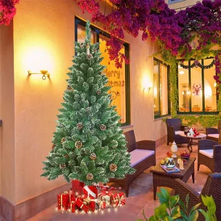 Kunstkerstboom 150 cm PVC met standaard