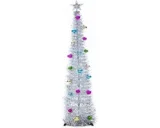 Kunstkerstboom 150 cm zilver