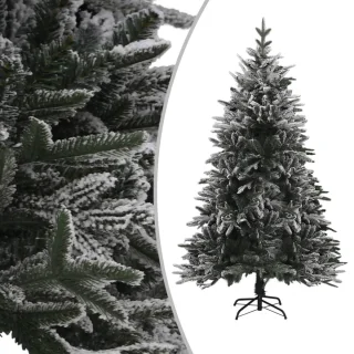 Kunstkerstboom 150cm Groen Sneeuw