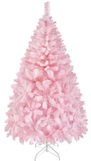 Kunstkerstboom 154 cm roze