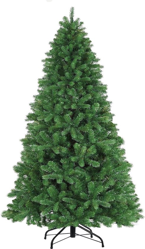 Kunstkerstboom 1.8 m Groen PVC Metalen Standaard