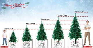 Kunstkerstboom 1,8 m – PVC