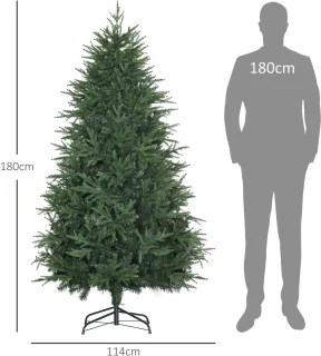 Kunstkerstboom 180 cm (114 x 114 cm) - Groen