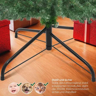Kunstkerstboom 180 cm, 588 takpunten