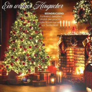 Kunstkerstboom 180 cm, 588 takpunten