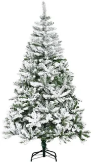 Kunstkerstboom 180 cm 750 takken met kunstsneeuw