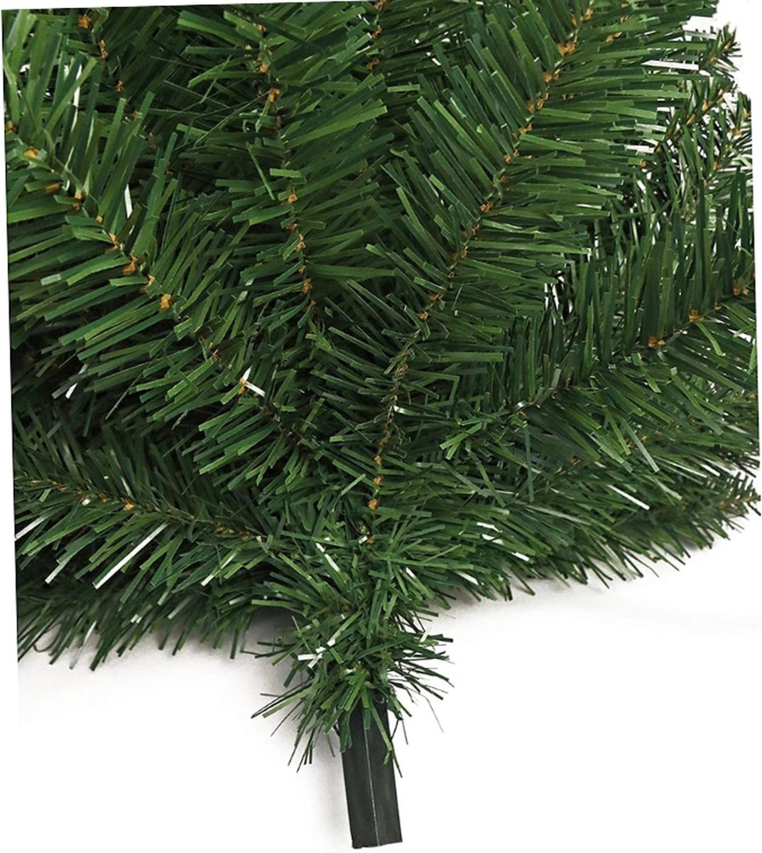 Kunstkerstboom 180 cm 878 Takken PVC Metaalstandaard Groen
