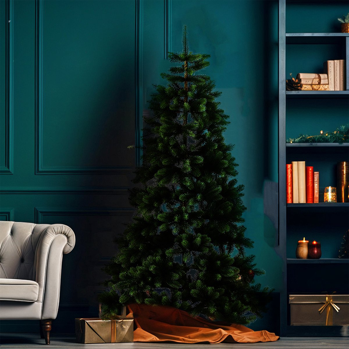 Kunstkerstboom 180 cm 930 Takken Flexibel