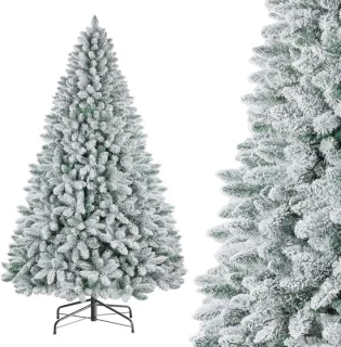 Kunstkerstboom 180 cm besneeuwd